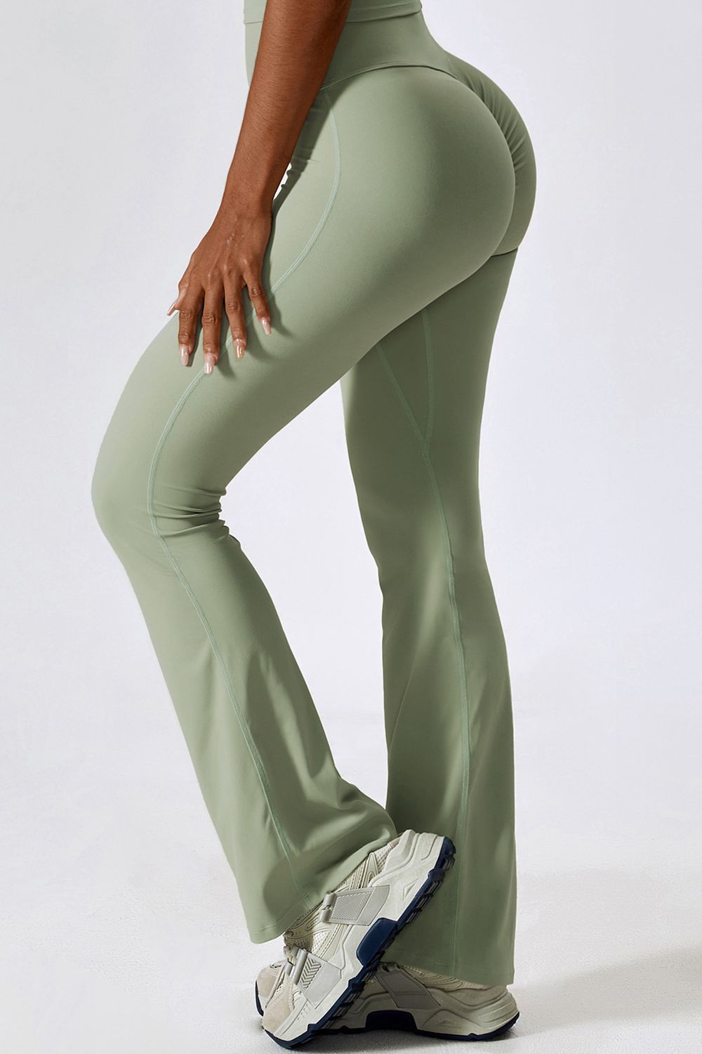 Wide Waistband Sports Pants