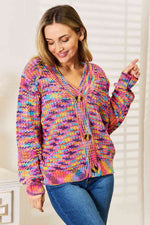 Load image into Gallery viewer, V-Neck Long Sleeve Cardigan

