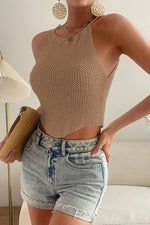 Load image into Gallery viewer, Round Neck Sleeveless Knit Top
