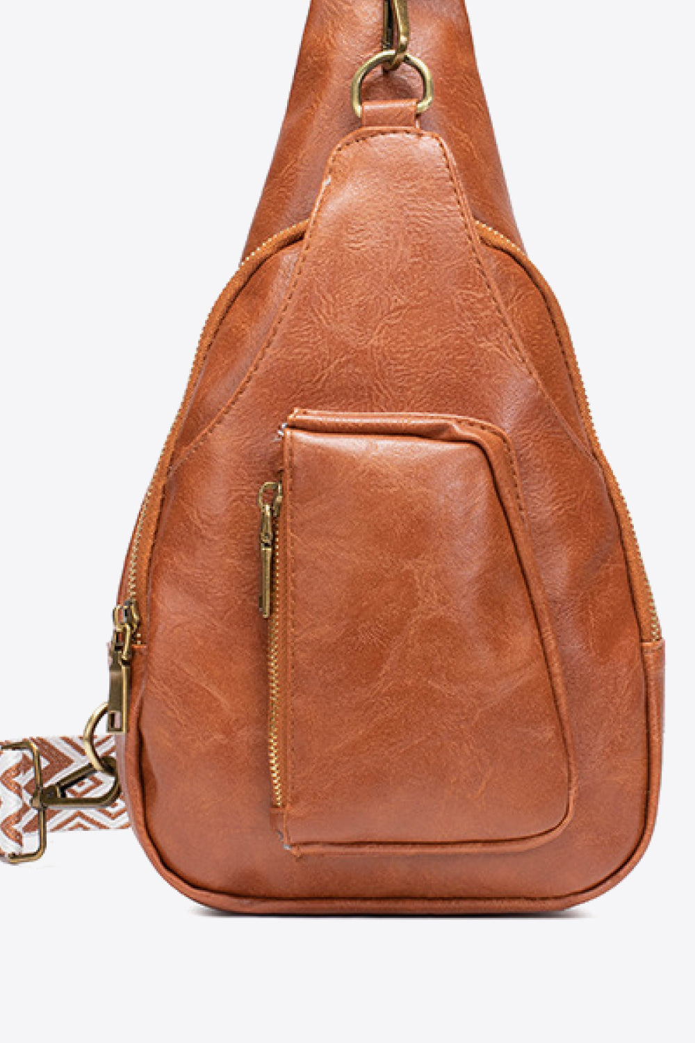 Faux Leather Crossbody Sling Bag – Sleek, Lightweight & Versatile