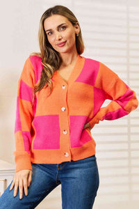 Checkered Colorful Cardigan