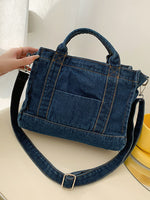 Load image into Gallery viewer, Denim Shoulder Bag
