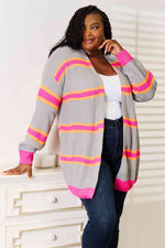 Load image into Gallery viewer, Ribbed Long Sleeve Cardigan
