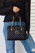 Quilted Chain Strap Shoulder Bag