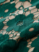 Load image into Gallery viewer, Floral Lace A-Line Skirt
