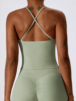 Load image into Gallery viewer, Square Neck Crisscross Back Tank Top
