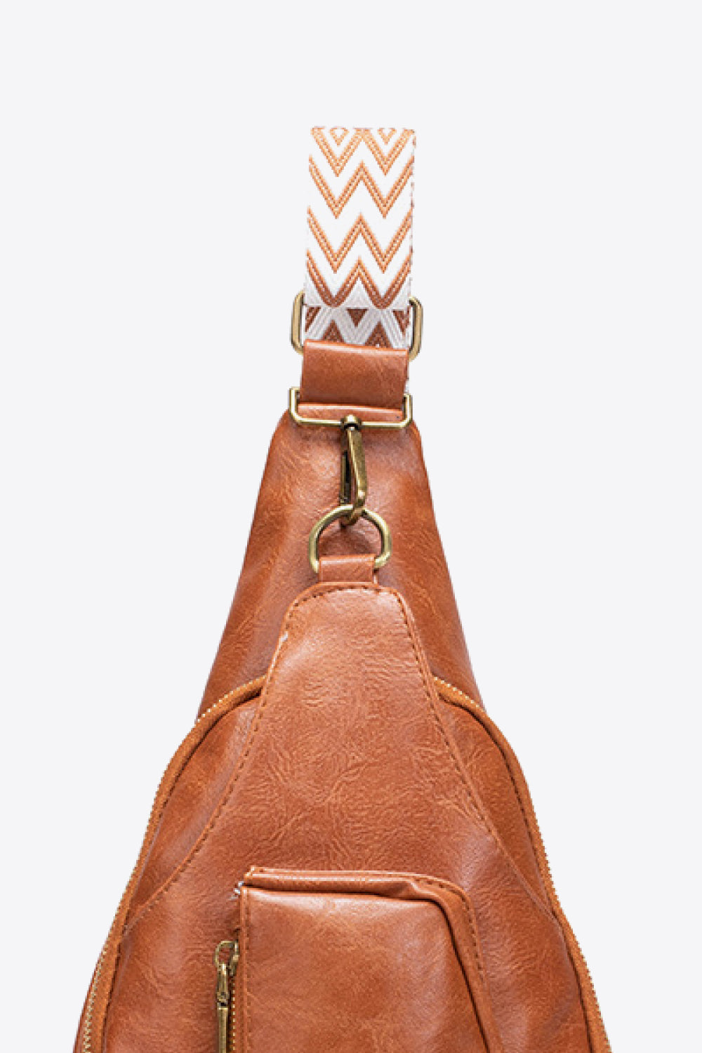 Faux Leather Crossbody Sling Bag – Sleek, Lightweight & Versatile