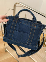 Load image into Gallery viewer, Denim Shoulder Bag
