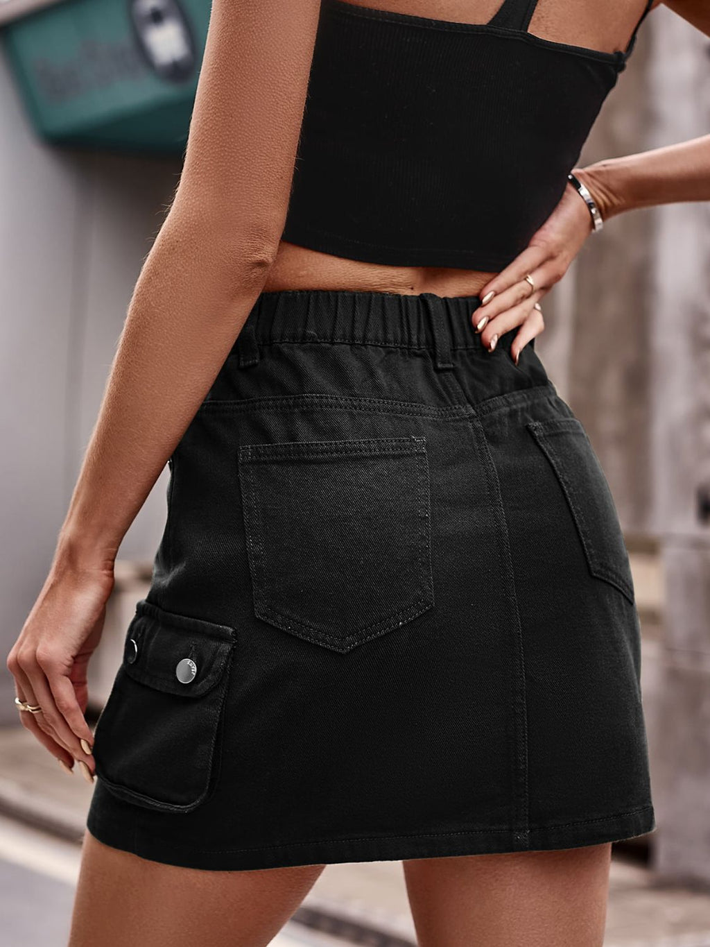 Mini Skirt with Pockets