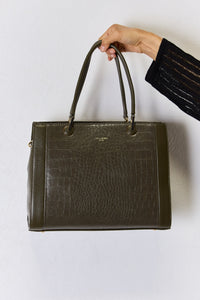 Texture Leather Handbag