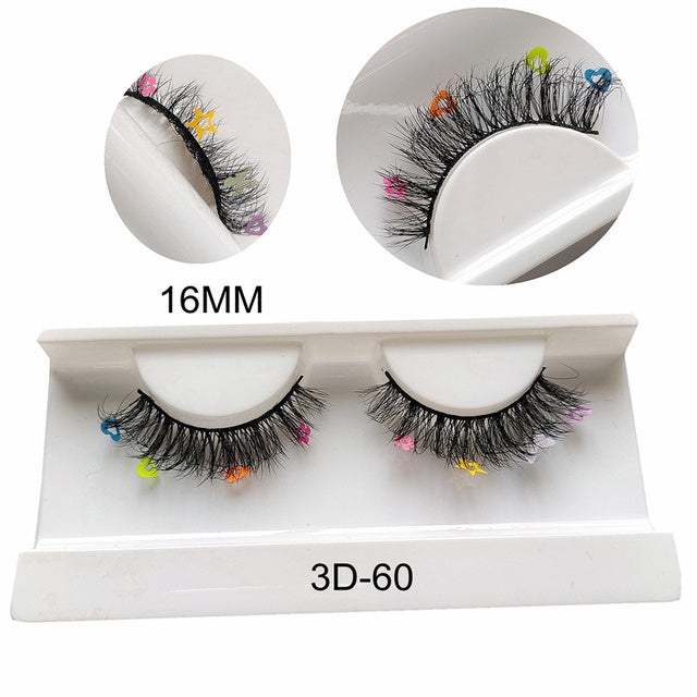 Faux Mink Lashes With Butterflies or flowers