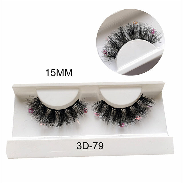 Faux Mink Lashes With Butterflies or flowers