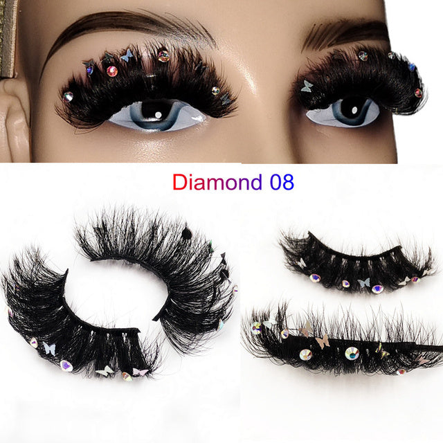 Faux Mink Lashes With Butterflies or flowers