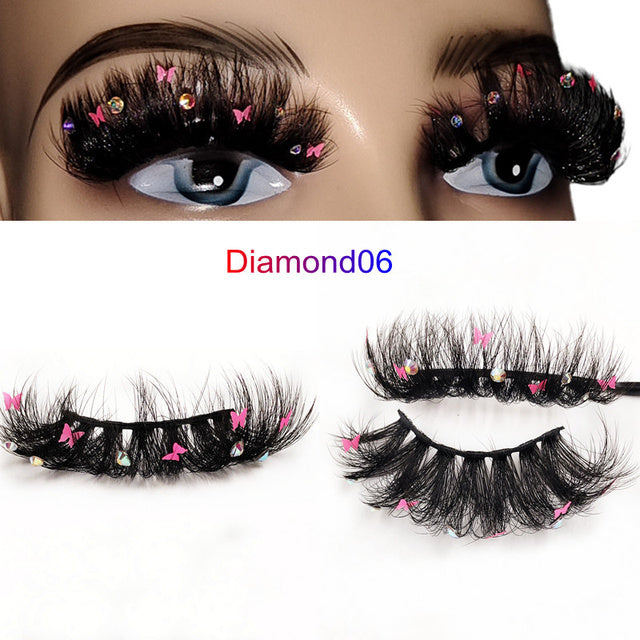 Faux Mink 25mm Lashes With Butterflys or flowers