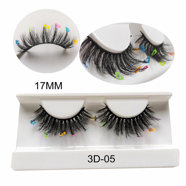 Faux Mink Lashes With Butterflies or flowers