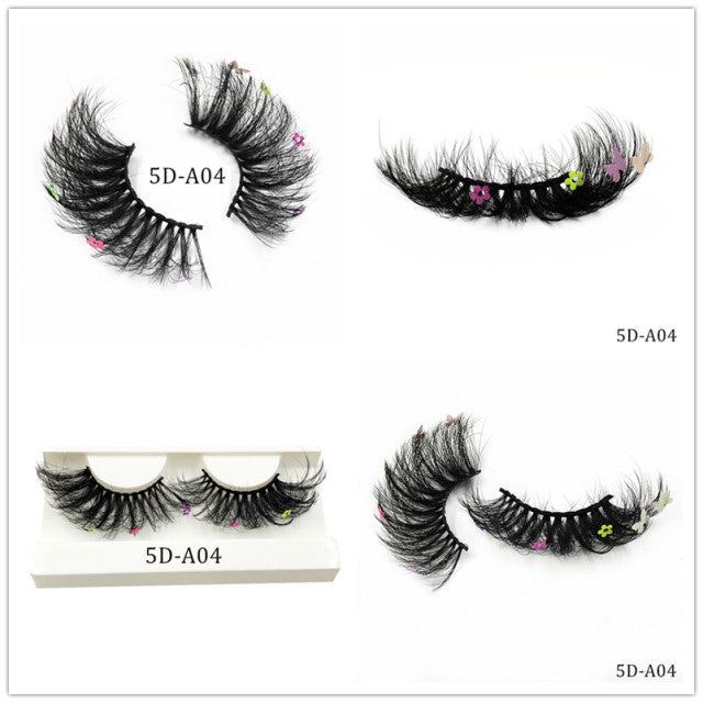 Faux Mink Lashes With Butterflies or flowers