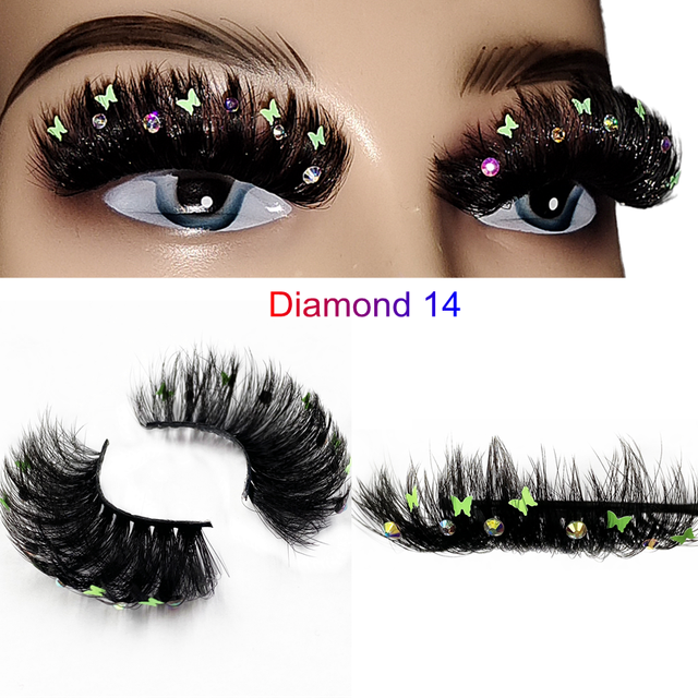 Faux Mink Lashes With Butterflies or flowers