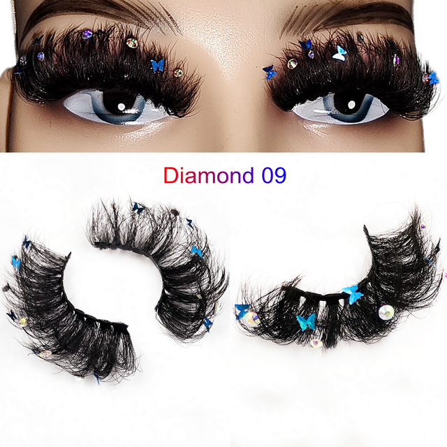 Faux Mink 25mm Lashes With Butterflys or flowers