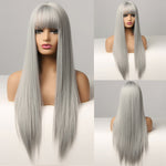 Load image into Gallery viewer, Long Straight Synthetic Wigs
