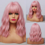 Load image into Gallery viewer, Medium Length Synthetic Wig
