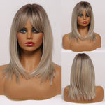 Load image into Gallery viewer, Medium Length Synthetic Wig
