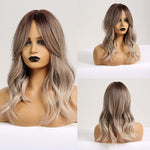 Load image into Gallery viewer, Medium Length Synthetic Wig
