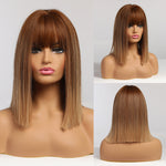 Load image into Gallery viewer, Medium Length Synthetic Wig
