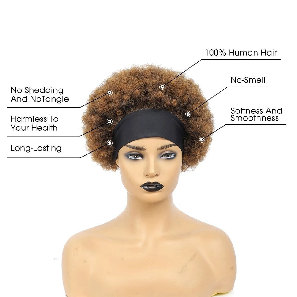 Afro Headband Wig