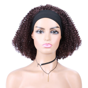 Kinky Curly Headband Wig