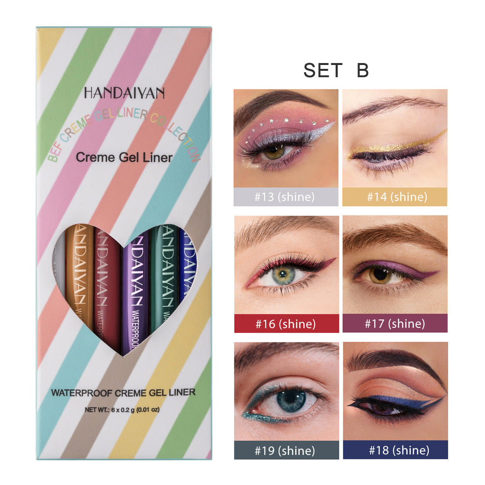 Waterproof Colorful Eyeliner Set