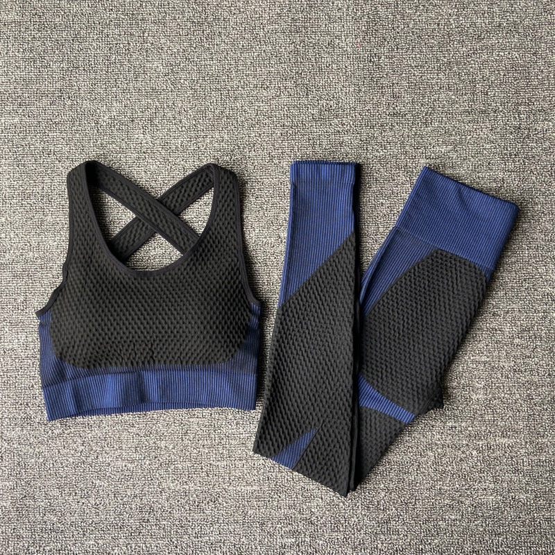 Womens Seamless Yoga Workout Set