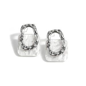 Vintage Square Earrings