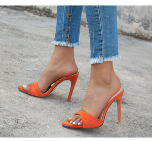 Pointed Slip-On Heels