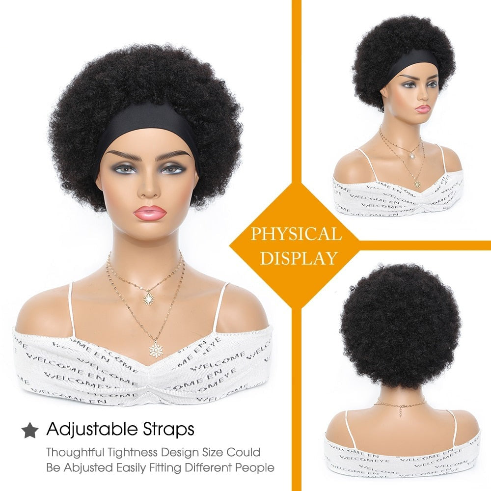 Afro Headband Wig