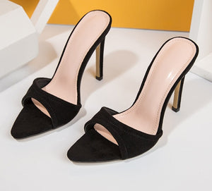 Pointed Slip-On Heels