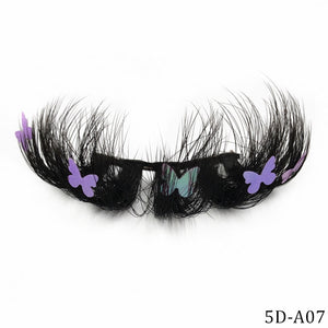 Faux Mink 25mm Lashes With Butterflys or flowers