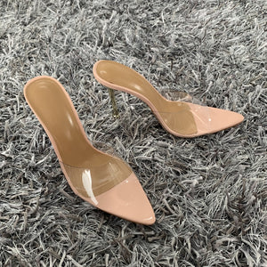 Transparent Slipper Pumps