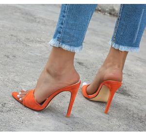 Pointed Slip-On Heels