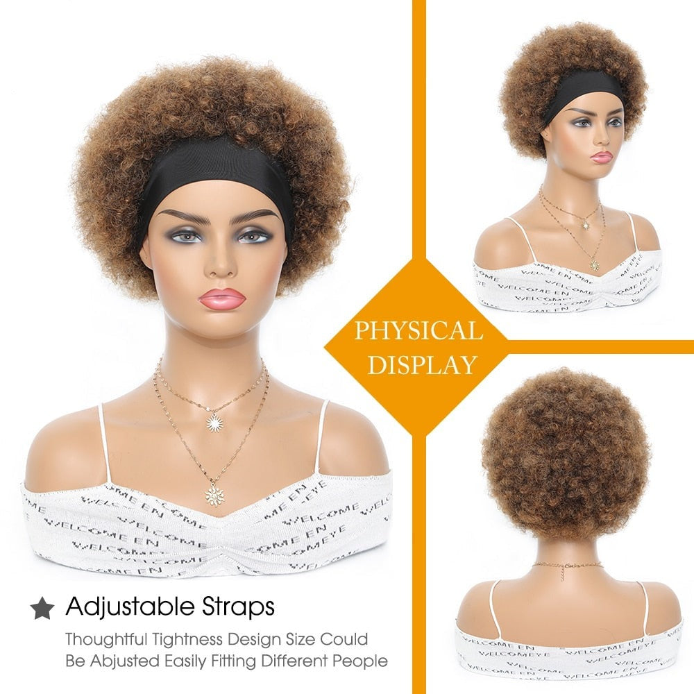 Afro Headband Wig