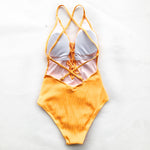 Load image into Gallery viewer, Solid One-piece Swimsuit
