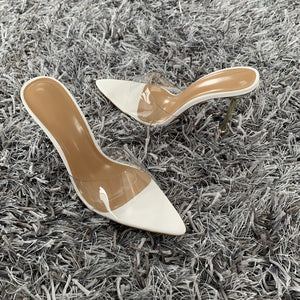 Transparent Slipper Pumps