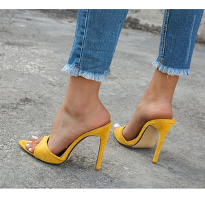 Pointed Slip-On Heels