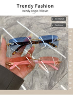 Load image into Gallery viewer, Rimless Vintage Sunglasses
