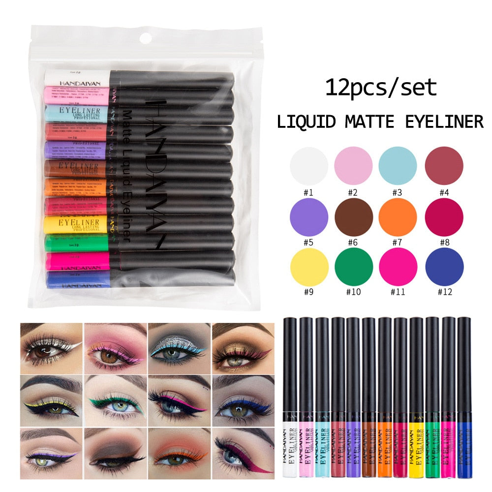 Waterproof Colorful Eyeliner Set