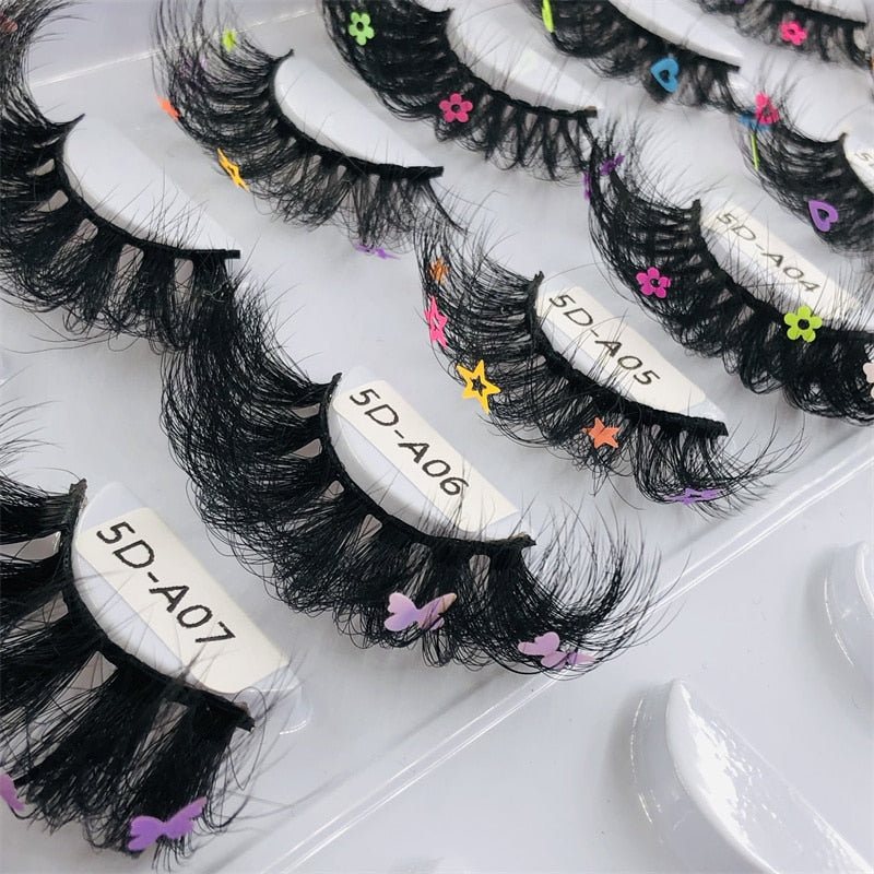 Faux Mink 25mm Lashes With Butterflys or flowers