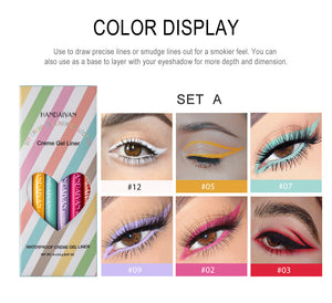 Waterproof Colorful Eyeliner Set