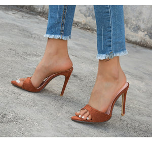 Pointed Slip-On Heels