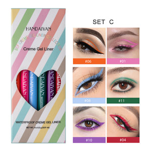 Waterproof Colorful Eyeliner Set