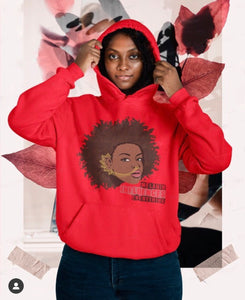 Melanin Influences Everything Hooded Sweatshirt