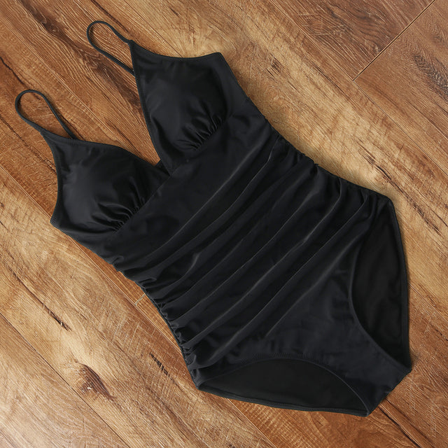 One-Piece Halter Swimsuit